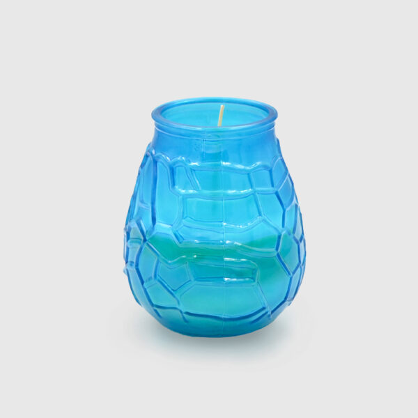 Glass Candle – Blue – Imbued